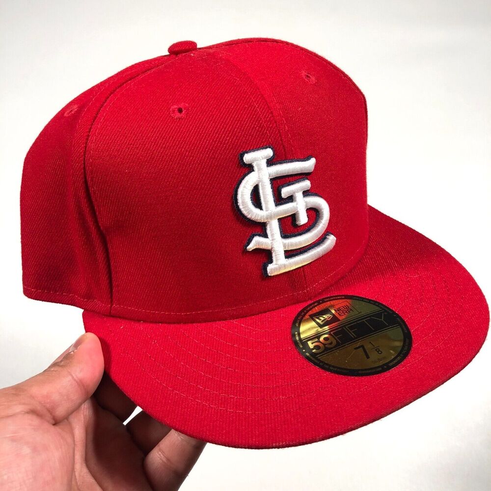 St. Louis Cardinals 59FIFTY Fitted Baseball Hat Cap Size 7 1/8 H1